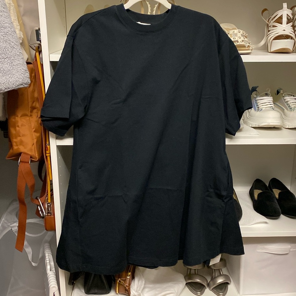 COS black T-shirt dress